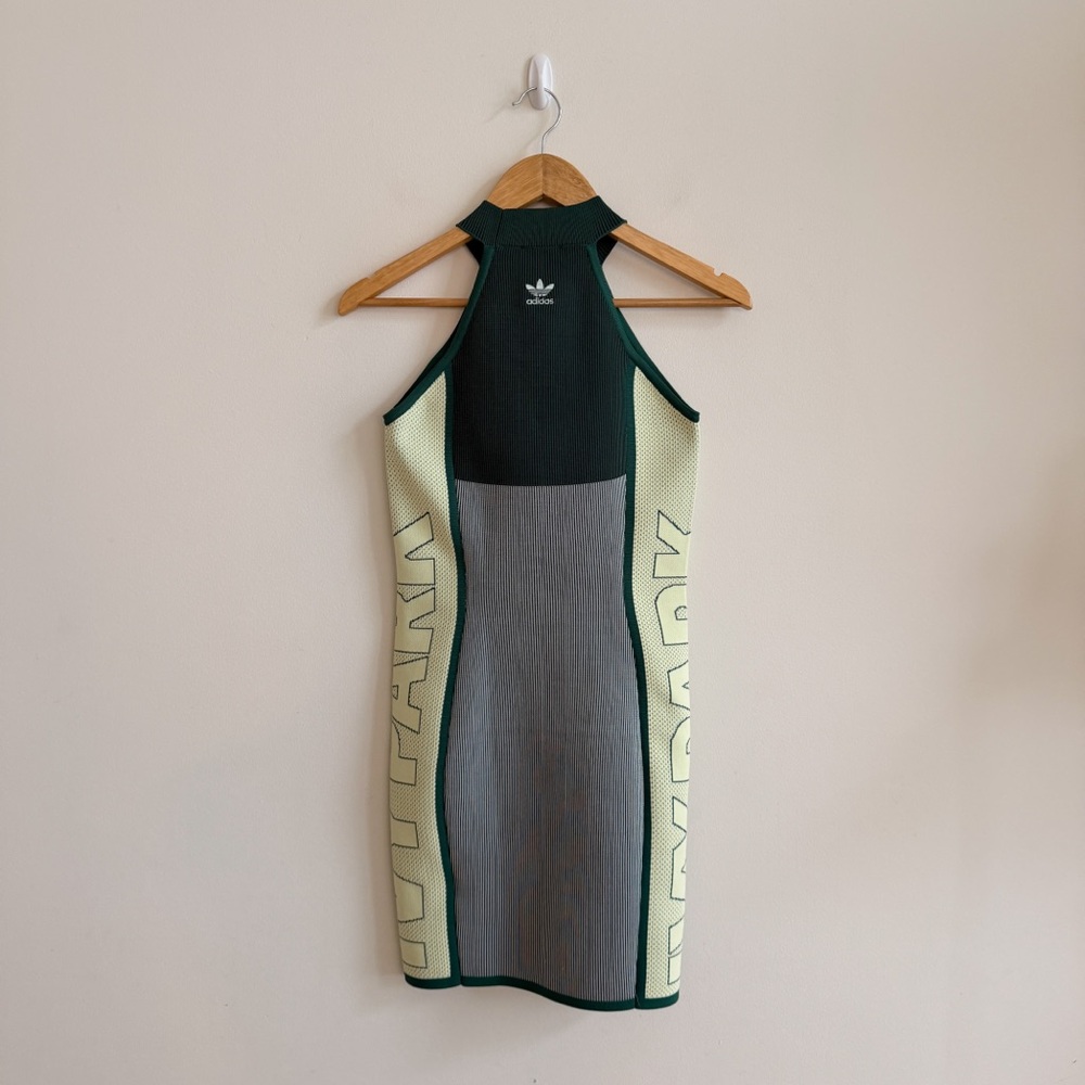 IVY PARK x ADIDAS • Knit Logo Dress in Dark Green - Picture 8 of 13
